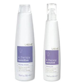 Set Cadou pentru scalp si par sensibil, Lakme, K.Therapy Sensitive Sampon 300ml + Balsam 300ml