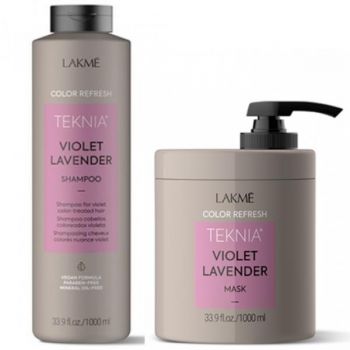 Set Cadou Refresh Violet Lavander Sampon 1000ml + Masca 1000ml