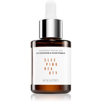 Souletto Lily Blossom & Asian Pomelo Calming Facial Oil ulei hranitor pentru piele pentru noapte