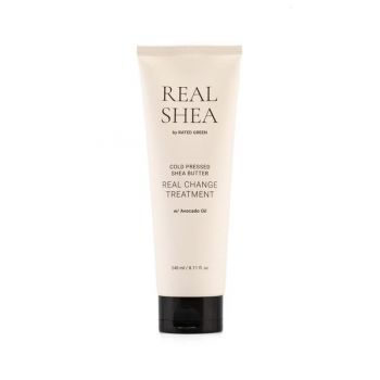 Tratament pentru par cu unt de Shea de la Rated Green, 240 ml de firma original