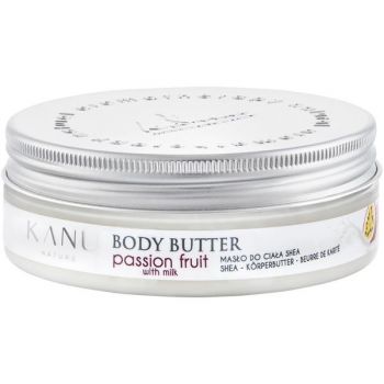 Unt de Corp cu Fructul Pasiunii - KANU Nature Body Butter Passion Fruit with Milk, 50 g la reducere