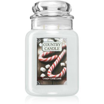 Country Candle Candy Cane Lane lumânare parfumată