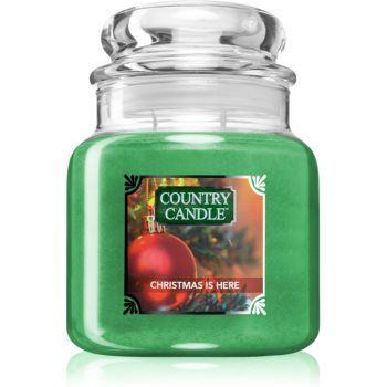 Country Candle Christmas Is Here lumânare parfumată