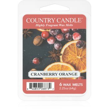 Country Candle Cranberry Orange ceară pentru aromatizator ieftin