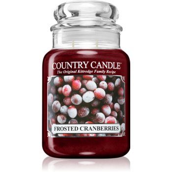 Country Candle Frosted Cranberries lumânare parfumată
