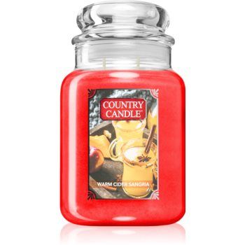 Country Candle Warm Cider Sangria lumânare parfumată