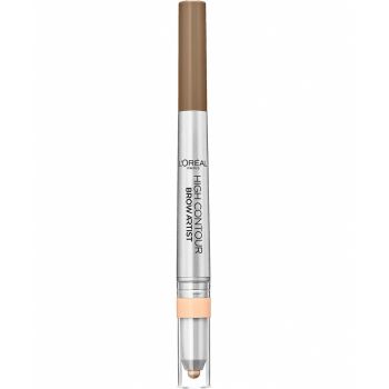 Creion pentru sprancene cu iluminator L Oreal Paris High Contour Brow Artist, 103 Warm Blonde la reducere