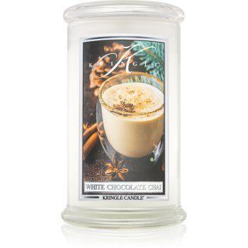 Kringle Candle White Chocolate Chai lumânare parfumată