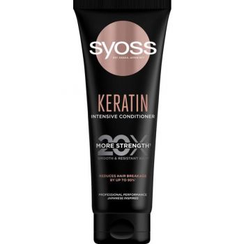 Balsam Intensiv cu Keratina pentru Par Deteriorat - Syoss Keratin Intensive Conditioner, 250 ml