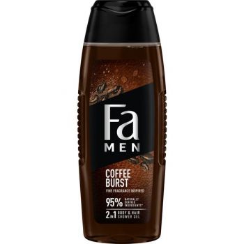 Gel de Dus Coffee Burst pentru Par si Corp 2 in 1 pentru Barbati Fa Men, 400 ml Gel de Dus Coffee Burst pentru Par si Corp 2 in 1 pentru Barbati Fa Men, 400 ml