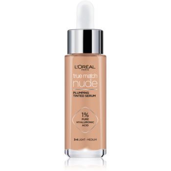 L’Oréal Paris True Match Nude Plumping Tinted Serum ser pentru uniformizarea nuantei tenului