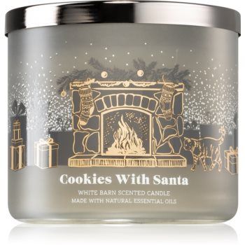 Bath & Body Works Cookies with Santa lumânare parfumată