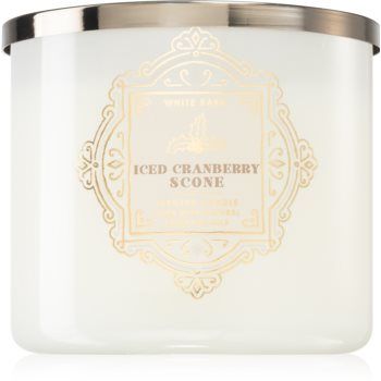 Bath & Body Works Iced Cranberry Scone lumânare parfumată