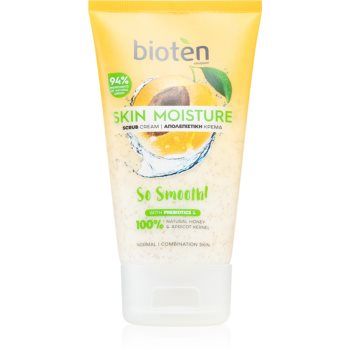 Bioten Skin Moisture Cremă de curățare cu efect de peeling pentru piele normală și mixtă