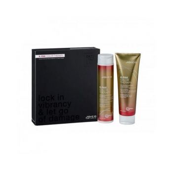 Set cadou Joico K-PAK Color Therapy - Pachet de ingrijire pentru par vopsit, Sampon + Balsam, 550ml