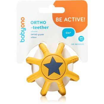 BabyOno Be Active Ortho jucărie pentru dentiție pentru nou-nascuti si copii