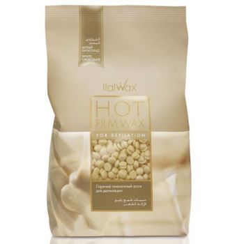 Ceara Elastica Granule Ciocolata Alba Italwax, 1kg Ceara Elastica Granule Ciocolata Alba Italwax, 1kg