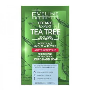 Sapun Lichid Eveline Cosmetics Hidratant Antibacterian Botanic Expert Tea Tree 75 ml