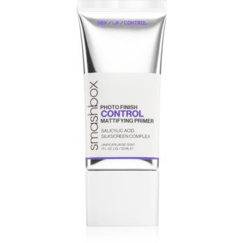 Smashbox Photo Finish Control Mattifying Primer bază de machiaj matifiantă, sub fondul de ten