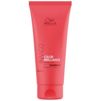 Balsam pentru Par Vopsit, Aspru - Wella Professionals Invigo Color Brilliance Vibrant Color Conditioner Coarse Hair, 200ml