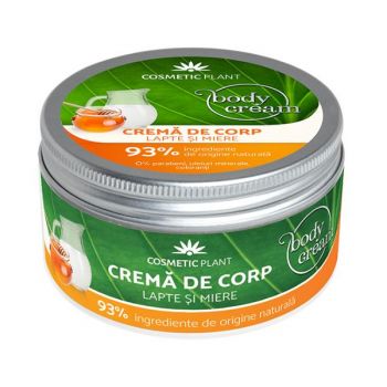 Crema de Corp cu Lapte si Miere Cosmetic Plant, 200ml