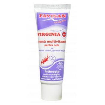 Crema Multivitamin pentru Ochi Virginia Favisan, 30ml Crema Multivitamin pentru Ochi Virginia Favisan, 30ml