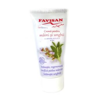 Crema pentru maini si Unghii Favibeauty Favisan, 50ml la reducere