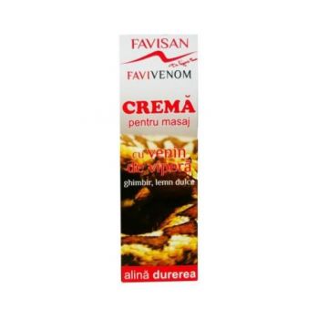 Crema pentru Masaj cu Venin de Vipera Favivenom Favisan, 50ml