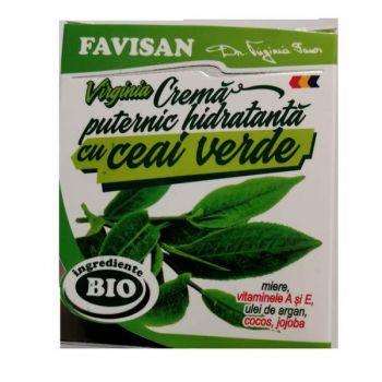 Crema Puternic Hidratanta cu Ceai Verde Virginia Favisan, 50ml de firma originala