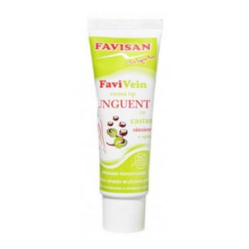 Crema Tip Unguent cu Castan Favivein Favisan, 50ml