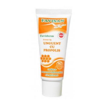 Crema Tip Unguent cu Propolis Faviderm Favisan, 40ml