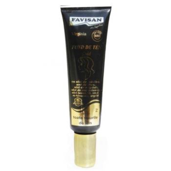 Fond de Ten Fluid Virginia Favisan, Nr. 2 - Bej Natural, 30ml Fond de Ten Fluid Virginia Favisan, Nr. 2 - Bej Natural, 30ml