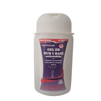 Gel de Dus si Baie Anticelulitic Favibeauty Favisan, 300ml