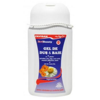 Gel de Dus si Baie cu 7 Plante Favibeauty Favisan, 300ml