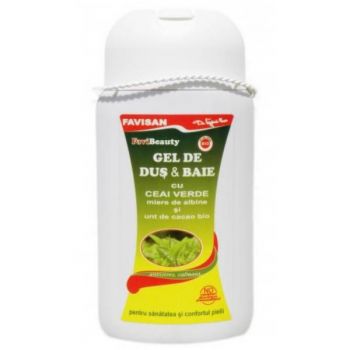 Gel de Dus si Baie cu Ceai Verde Favibeauty Favisan, 300ml la reducere