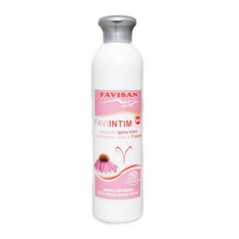 Gel pentru Igiena Intima cu Echinacea, Salvie si 11 Plante Faviintim Favisan, 250ml