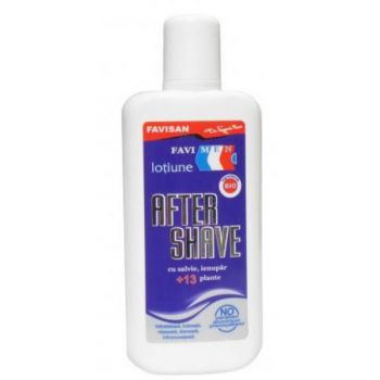 Lotiune After Shave cu Salvie, Ienupar si 13 Plante Favimen Favisan, 125ml ieftin