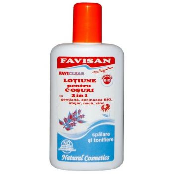 Lotiune pentru Cosuri 2 in 1 Faviclear Favisan, 70ml de firma originala