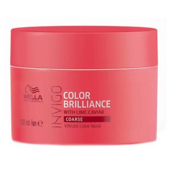 Masca pentru Par Vopsit, Aspru - Wella Professionals Invigo Color Brilliance Vibrant Color Mask Coarse Hair, 150ml