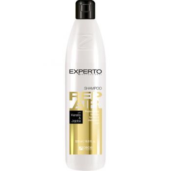 Sampon reparare si intarire cu cheratina si ulei de macadamia Experto Professional 500 ml cod 4100