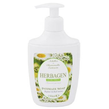 Sapun Lichid Intim cu Extracte de Coada Soricelului si Musetel Herbagen, 350 ml