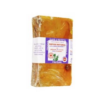 Sapun Natural pentru Piele Sensibila Favisan, 80g