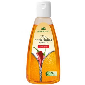 Ulei Termoactiv pentru Celulita cu Extract de Ardei Iute Cosmetic Plant, 200ml