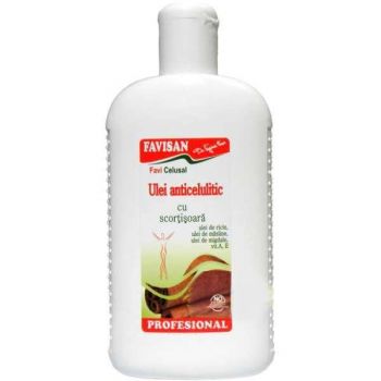 Ulei Anticelulitic cu Scortisoara Favicelusal Favisan, 300ml