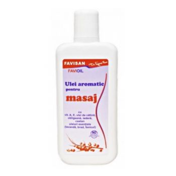 Ulei Aromatic pentru Masaj Favioil Favisan, 125ml la reducere