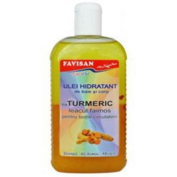 Ulei Hidratant de Baie si Corp cu Turmeric Favioil Favisan, 300ml de firma original