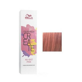 Vopsea Semipermanenta - Wella Professionals Color Fresh Create, Nu-Dist Pink, 60 ml