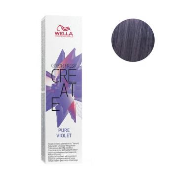 Vopsea Semipermanenta - Wella Professionals Color Fresh Create, Pure Violet, 60 ml