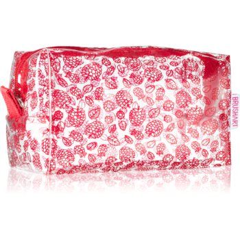 BrushArt Berry Cosmetic bag geantă de cosmetice transparentă