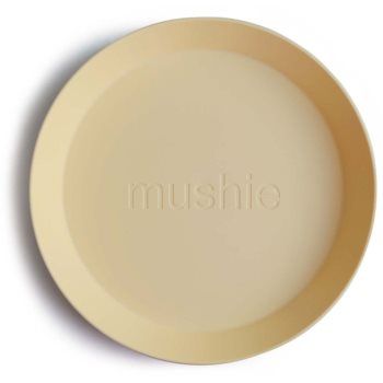 Mushie Round Dinnerware Plates farfurie